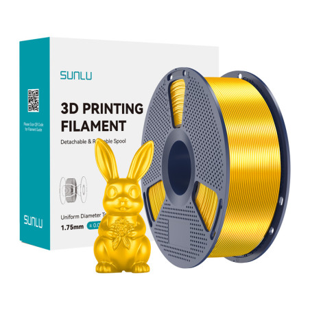 Sunlu PLA+ Silk Filament Gold 1.75mm 1kg