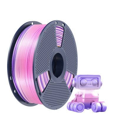 Sunlu PLA+ Silk Filament (Rainbow) 03