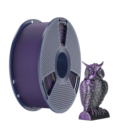 Filamento Sunlu PLA+ Silk Dual Color (Nero e Viola)
