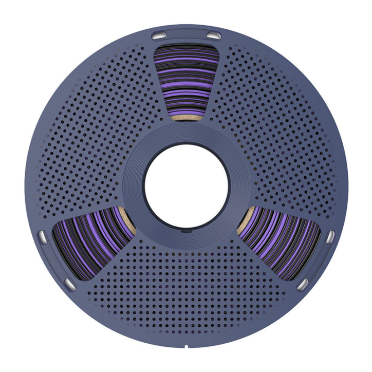 Filamento Sunlu PLA+ Silk Dual Color (Nero e Viola)