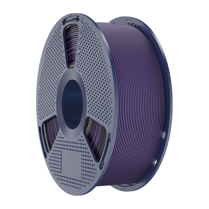 Filamento Sunlu PLA+ Silk Dual Color (Nero e Viola)