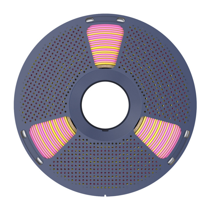 Filamento Sunlu PLA+ Silk Dual Color (Rosa e Oro)