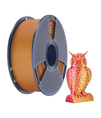 Sunlu PLA+ Silk Dual Color Filament (Red and Gold)