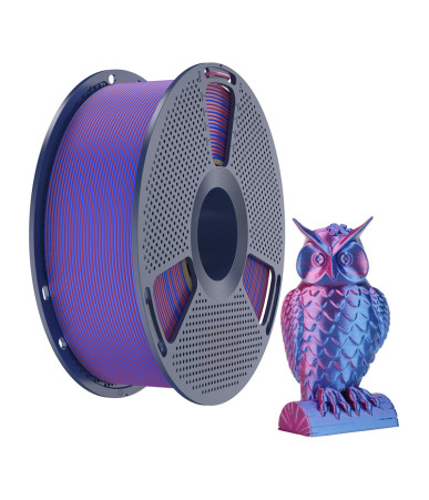 Sunlu PLA+ Silk Dual Color Filament (Red and Blue)