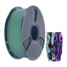 Sunlu PLA+ Silk Dual Color Filament (green and purple)