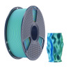 Filamento Sunlu PLA+ Silk Dual Color Blu-Verde