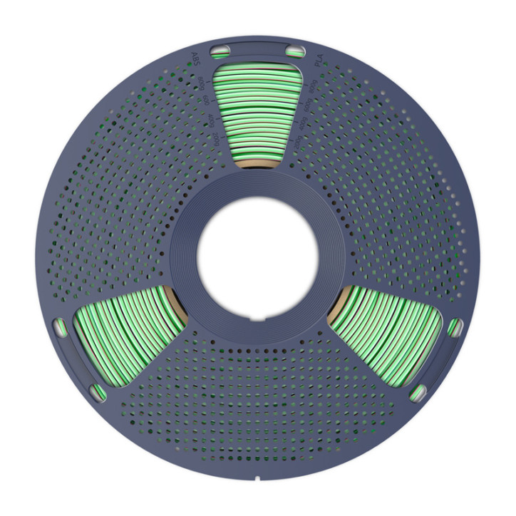Sunlu PLA+ Silk Tri-Color Filamento 3D (blu-verde-viola) 1.75mm 1kg