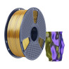Sunlu PLA+ Silk Tri-Color Filament (Black, Gold, and Purple)