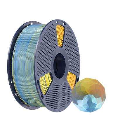 Sunlu PLA+ Silk Forth-Color Filament (blue-purple-orange-yellow)