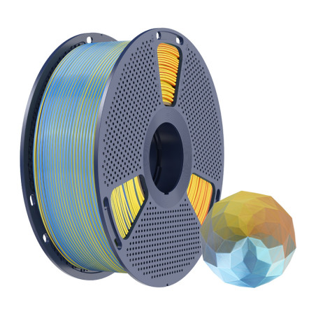 Filamento Sunlu PLA+ Silk Forth-Color (Blu-Viola-Arancione-Giallo)
