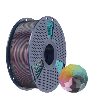 Sunlu PLA+ Silk Forth-Color Filament (red-yellow-green-black)