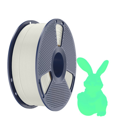 Sunlu PLA Glow-in-the-Dark Filament (White and Green)