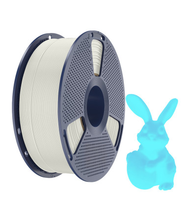 Filamento Sunlu PLA Glow-in-the-Dark Bianco e Blu