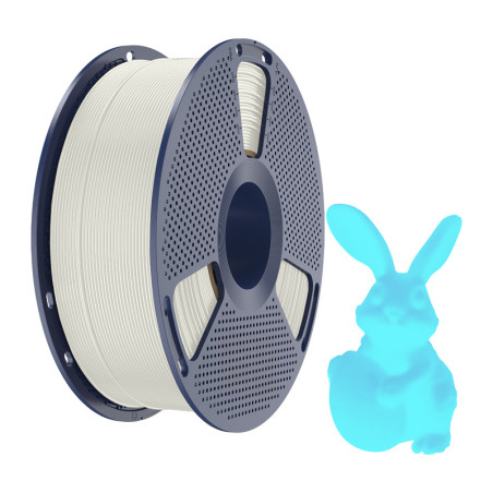 Filamento Sunlu PLA Glow-in-the-Dark Bianco e Blu