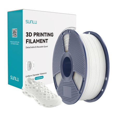 Filamento Sunlu TPU 95A Bianco