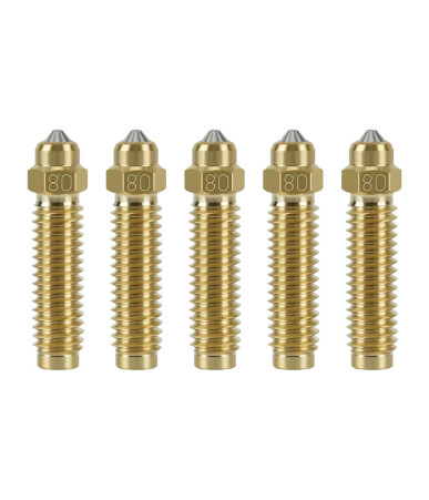 0.8 mm hardened brass nozzle set for ELEGOO Centauri Carbon