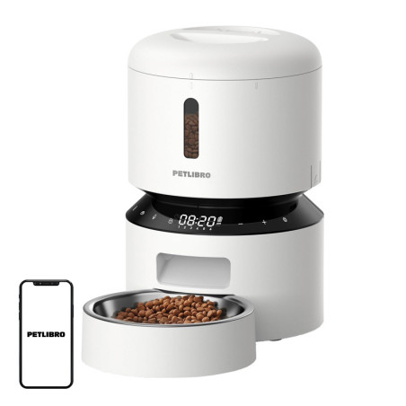 PETLIBRO Granary Dispenser Cibo per Animali 3L (Bianco)