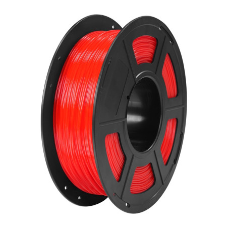 Filamento Anycubic TPU Trasparente Rosso 1 kg