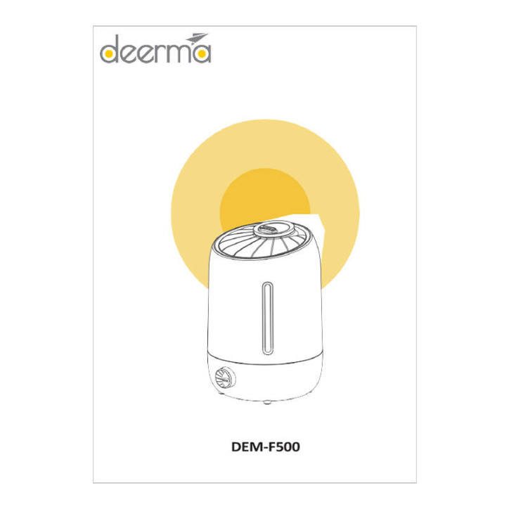 Deerma F500 Umidificatore d'aria a ultrasuoni 5L Bianco