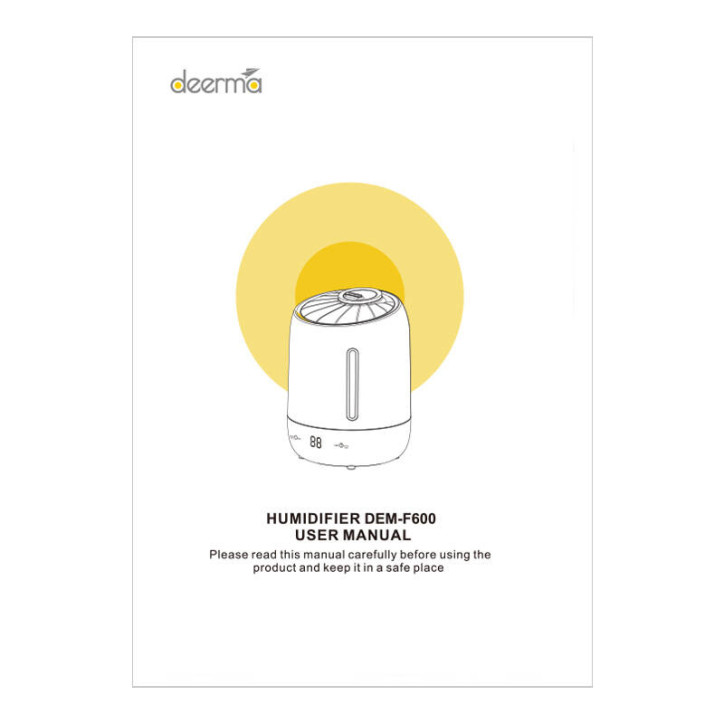 Umidificatore a Ultrasuoni Deerma F600 5L Bianco Umidificatore a Ultrasuoni Deerma F600 5L Bianco