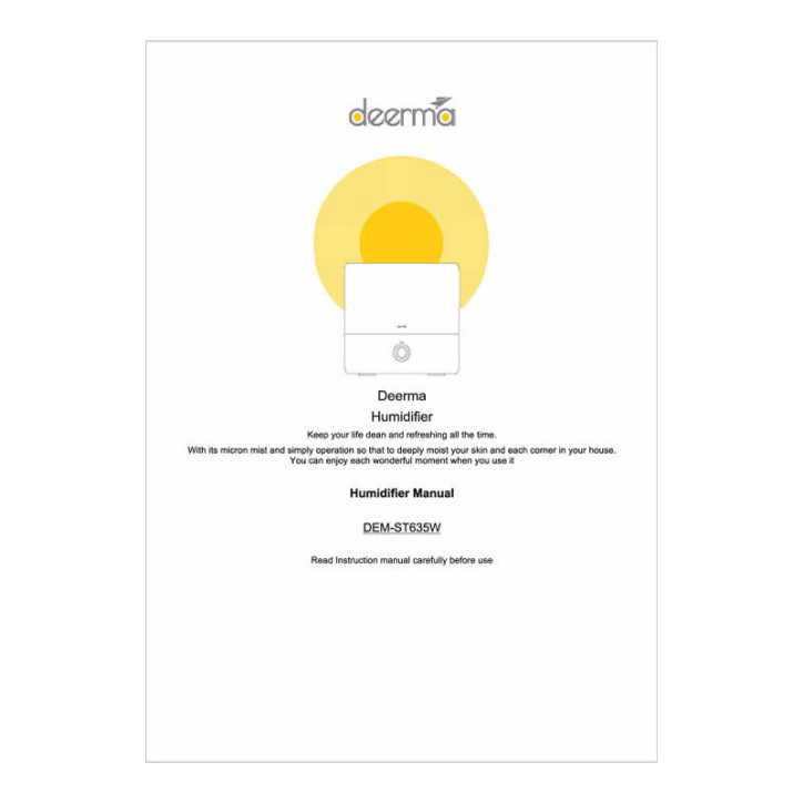 Umidificatore Deerma ST635W Bianco 4.5L Umidificatore Deerma ST635W Bianco 4.5L