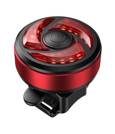 Superfire BTL02 fanale posteriore bici, USB, 330 mAh, 3 modalità