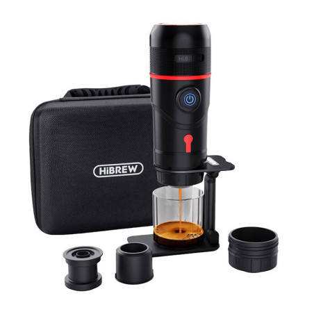 HiBREW H4-premium Caffettiera Portatile 3-in-1 80W con Custodia