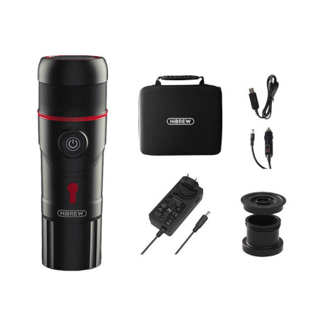 HiBREW H4-premium Caffettiera Portatile 3-in-1 80W con Custodia
