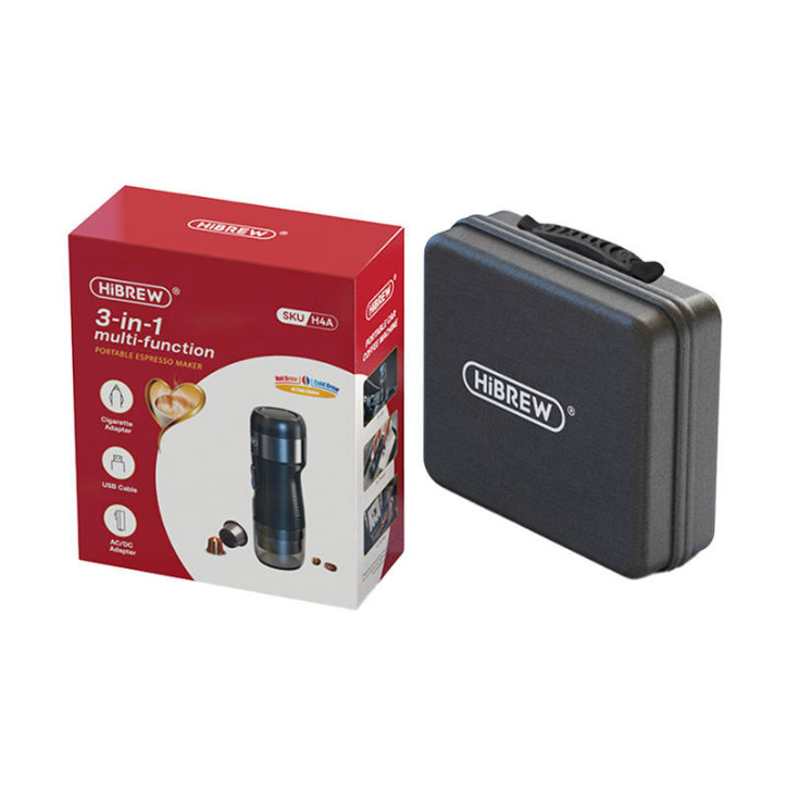 Macchina caffè portatile 3-in-1 con custodia 80W HiBREW H4A