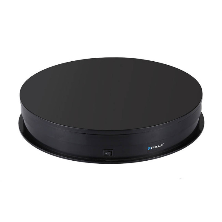 Piattaforma Rotante Elettrica Display Puluz 30cm USB (Nero)