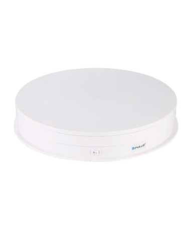 Electric Rotating Turntable Display Puluz 30cm USB (white)