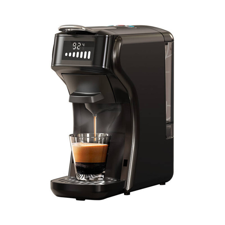 HiBREW H1B Macchina da Caffè 5-in-1 Capsule e Polvere Nero