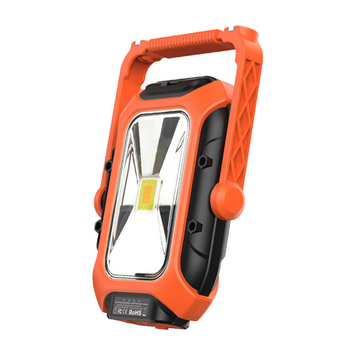 Lampada da lavoro Superfire GM05 con pannello solare - 500 lm, powerbank