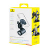 Baseus PrimeTrip Supporto Bici 2-in-1 con Torcia LED e Porta Smartphone Nero