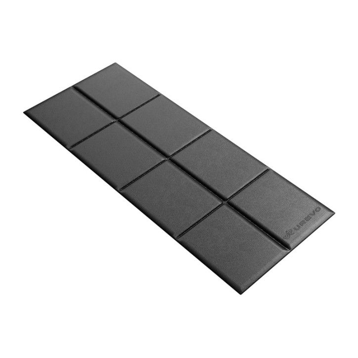 Tappetino Urevo per Attrezzi Fitness, 160x65 cm (Nero)