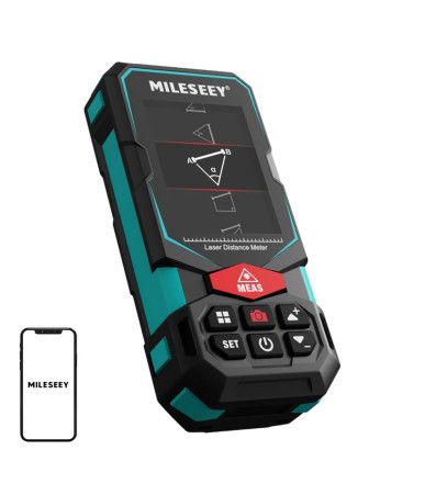 Mileseey S7 Misuratore Laser 100m con Display Digitale e Fotocamera