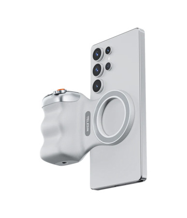 Telesin Fun Shot Grip2 Manico Magnetico Bianco