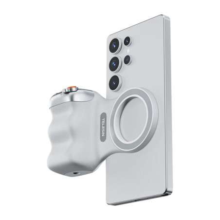 Telesin Fun Shot Grip2 Manico Magnetico Bianco