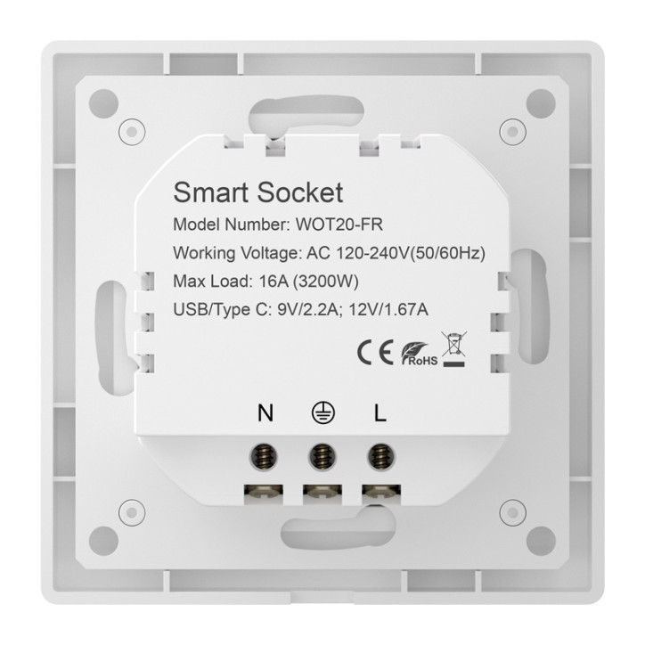 Avatto WOT20-FR Smart Plug Wi-Fi