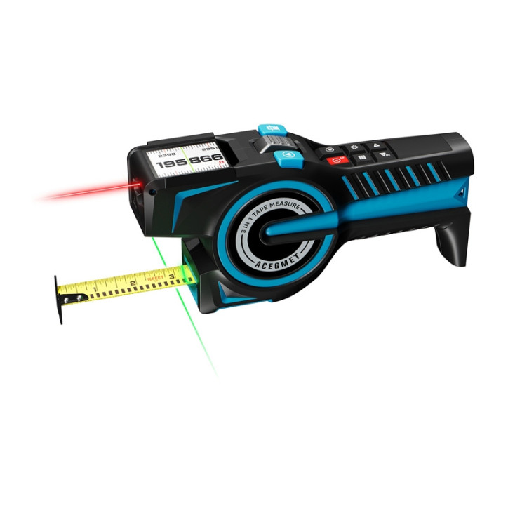 Mileseey DTX 10 Misuratore di Distanza Laser 100m + Metro a Nastro Digitale