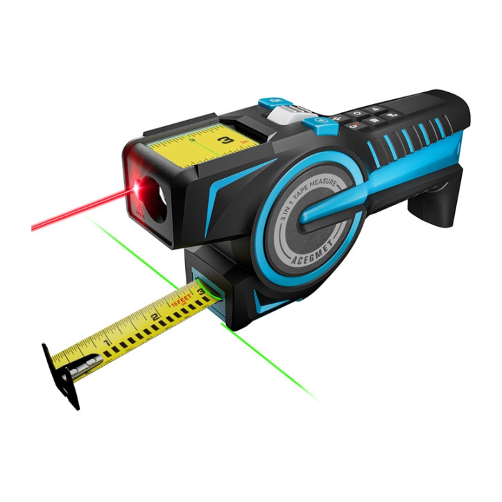 Mileseey DTX 10 Misuratore di Distanza Laser 100m + Metro a Nastro Digitale