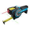 Mileseey DTX 10 Misuratore di Distanza Laser 100m + Metro a Nastro Digitale