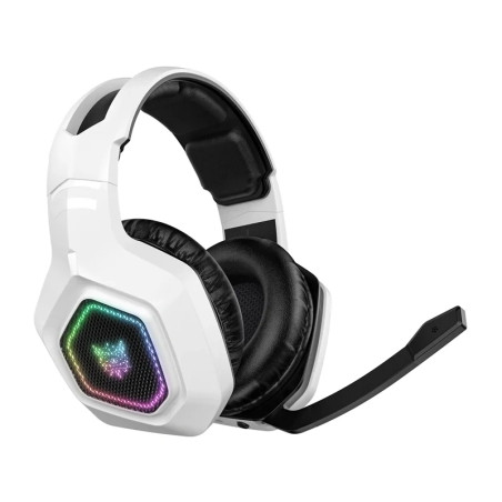 Cuffie Gaming ONIKUMA B100 Wireless Bluetooth 5.3 + Cablato RGB Bianco