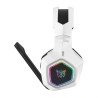 Cuffie Gaming ONIKUMA B100 Wireless Bluetooth 5.3 + Cablato RGB Bianco