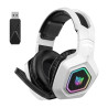 Cuffie Gaming ONIKUMA B100 Wireless Bluetooth 5.3 + Cablato RGB Bianco