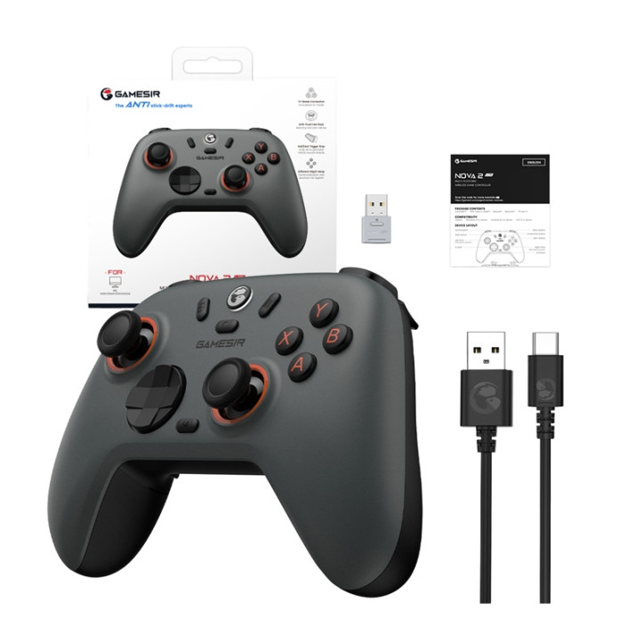 GameSir Nova 2 Lite Wireless Controller Grigio