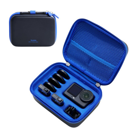 Telesin Borsa da Trasporto EVA per DJI Osmo Action 6 Nero