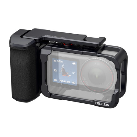 Telesin Custodia Protettiva con Impugnatura per DJI Osmo Action 6