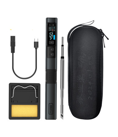 FNIRSI HS-02B Saldatore Intelligente 100W