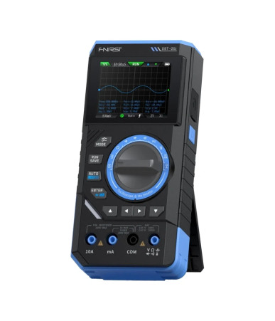 FNIRSI DST-201 Strumento di Misura 3-in-1 Multimetro Oscilloscopio Generatore di Segnali